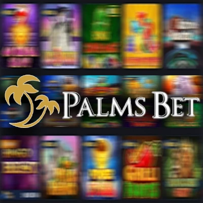 Screenshot van het Palms bet casino speloverzicht met verschillende game-categorieën